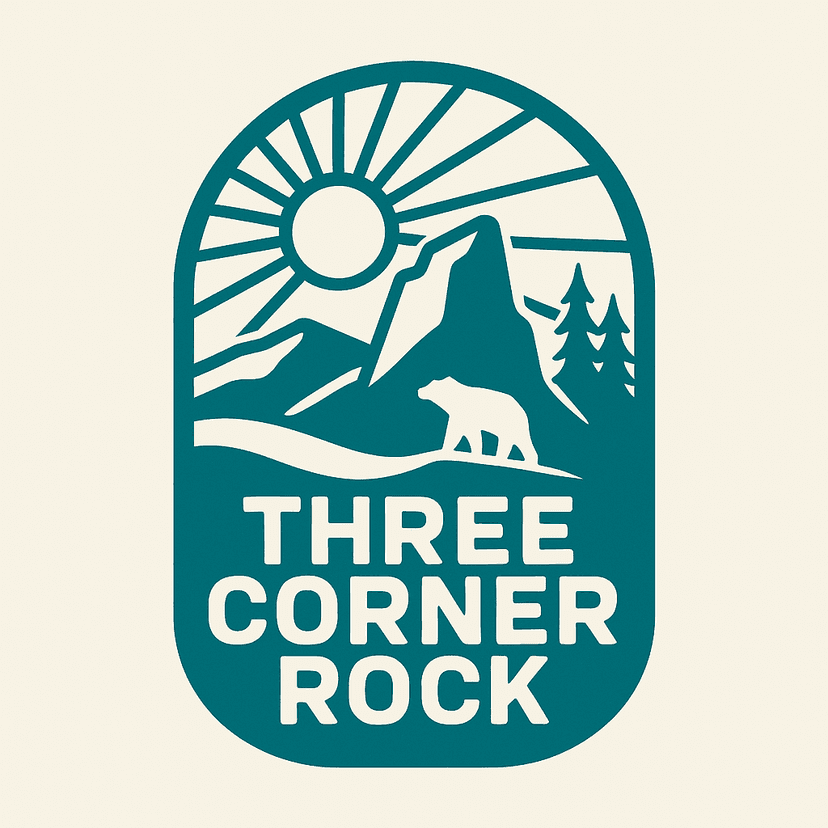 Three Corner Rock 100K logo